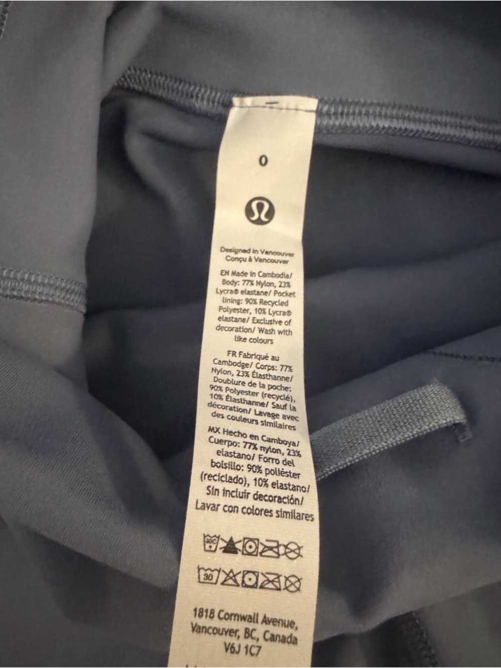 Lululemon Blue-Gray Leggings